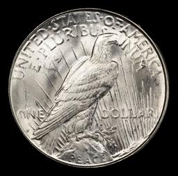 1923-d Peace Dollar $1 Grades Choice+ Unc