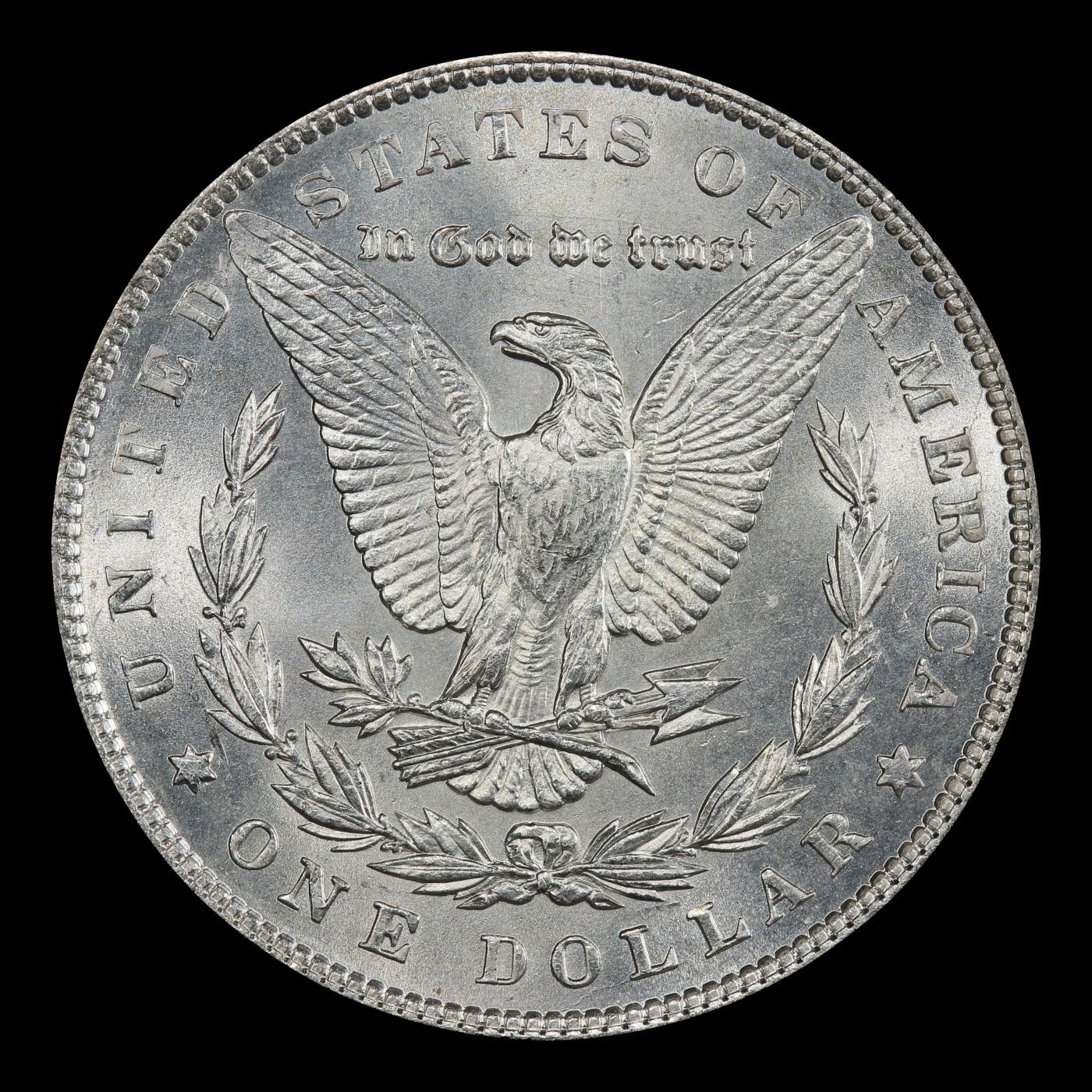 1897-p Morgan Dollar $1 Grades Choice+ Unc