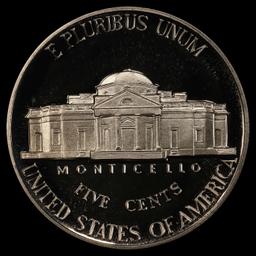 1991-s Proof Jefferson Nickel 5c pr70 dcam SEGS