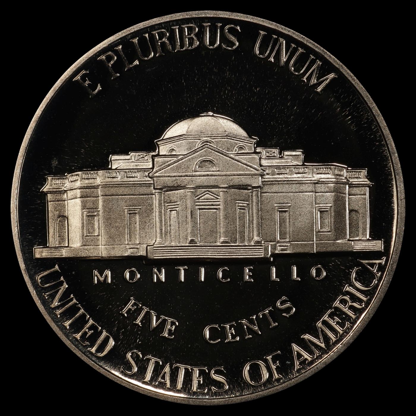1991-s Proof Jefferson Nickel 5c pr70 dcam SEGS