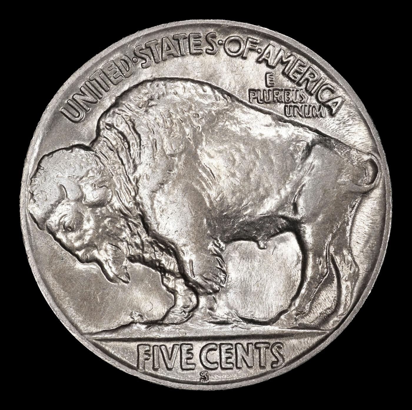 1925-s Buffalo Nickel 5c Select Unc USCG