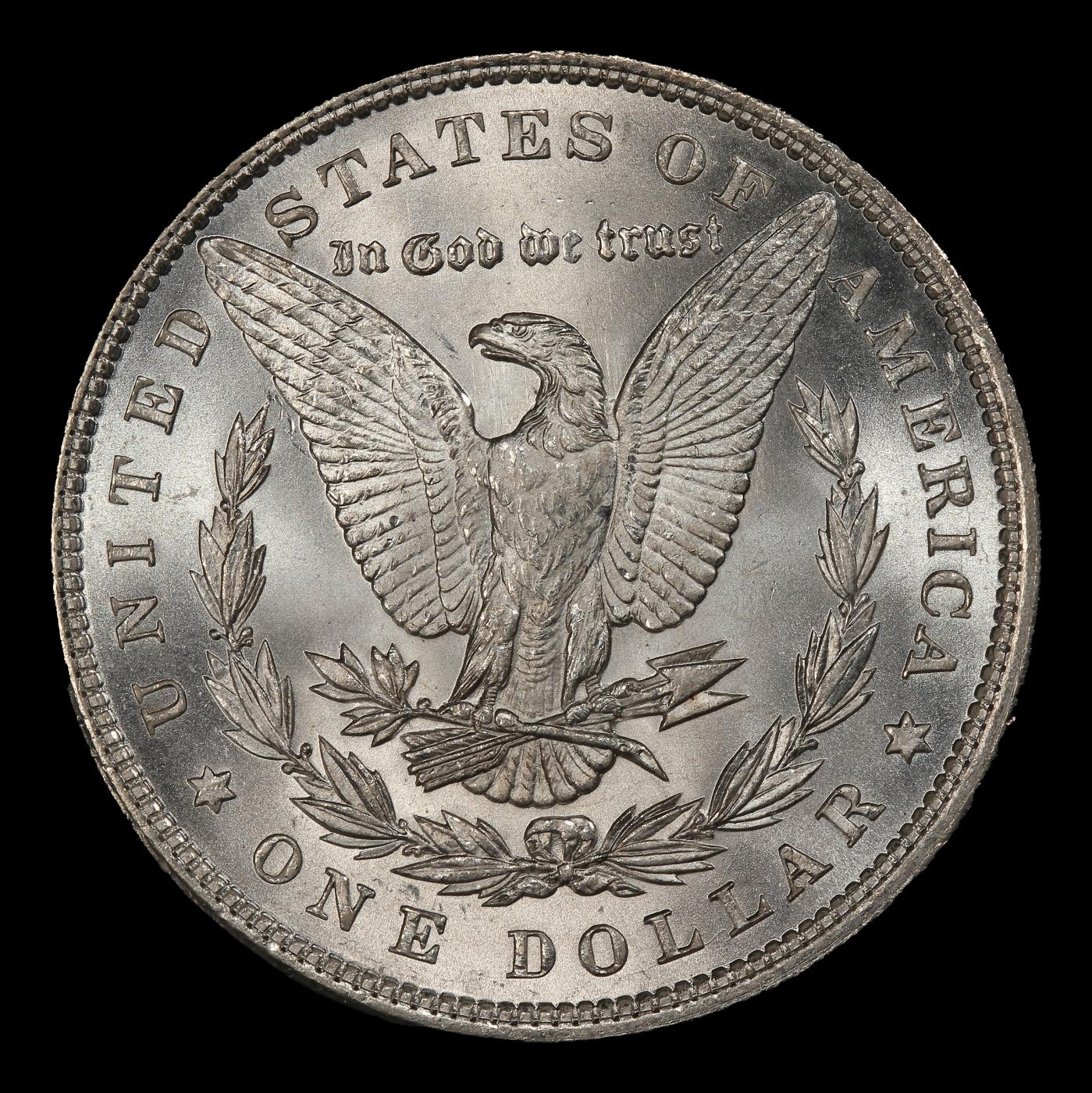 1897-p Morgan Dollar $1 ms66+ SEGS