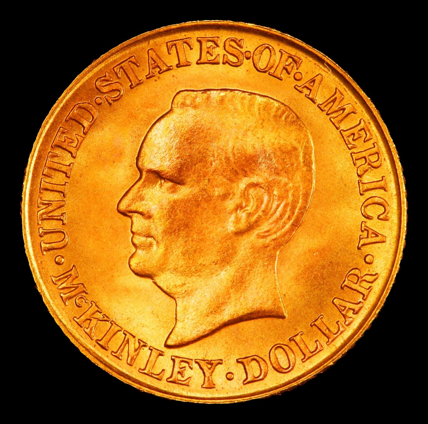 1916 McKinley Gold Commem Dollar Near Top Pop! 1 ms67 SEGS