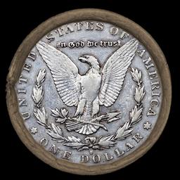 ON- 10 Coin Mixed Morgan/Peace SEARS Circ Dollar $1 Roll Morgan 'S' Rev/Peace 'P' Rev Ends