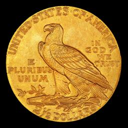 1927-p Gold Indian Quarter Eagle TOP POP! $2 1/2 ms66+ USCG