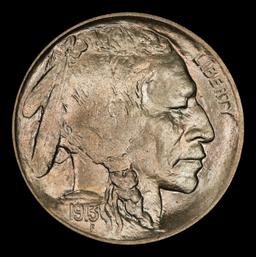 1913-d Ty II Buffalo Nickel 5c ms65 SEGS