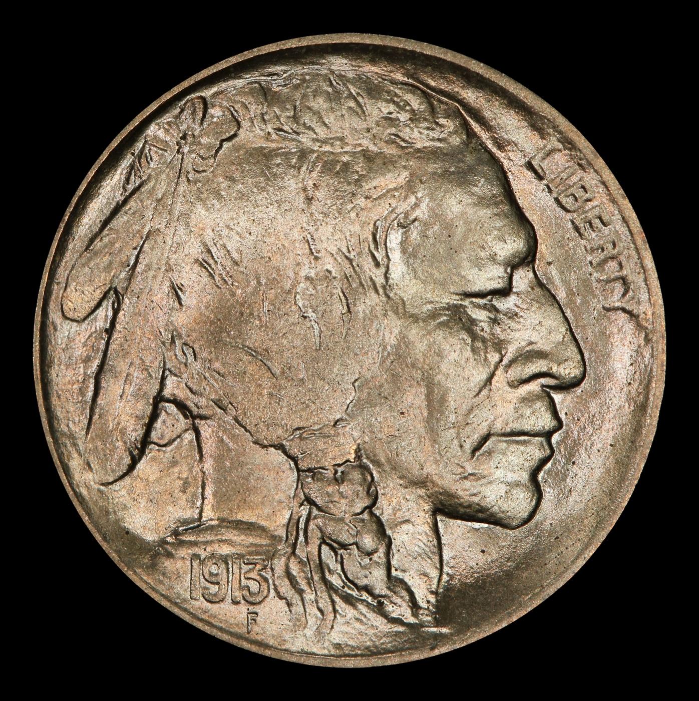 1913-d Ty II Buffalo Nickel 5c ms65 SEGS