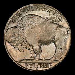 1913-d Ty II Buffalo Nickel 5c ms65 SEGS