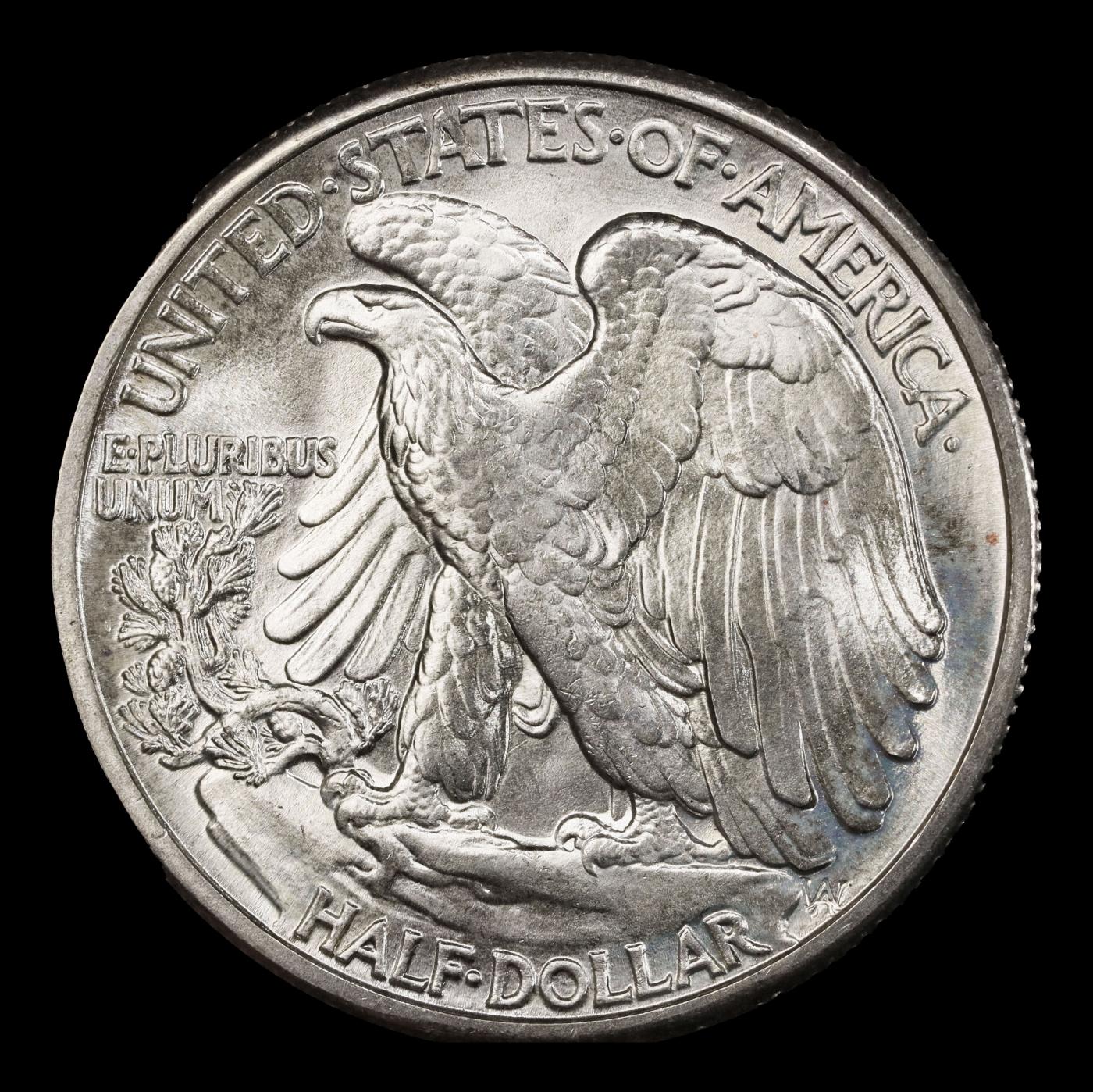 1941-p Walking Liberty Half Dollar Near Top Pop 50c ms67+ SEGS