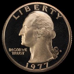 1977-s Proof Washington Quarter 25c pr70 dcam SEGS