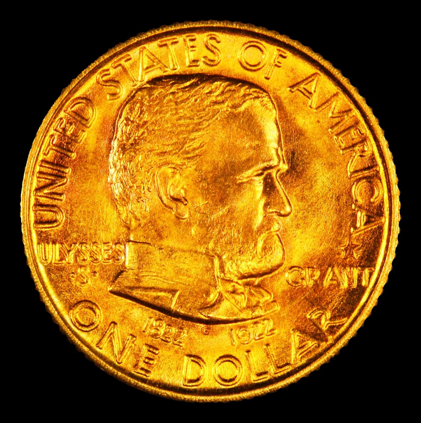 1922 Grant w/Star Gold Commem Dollar Near Top Pop! 1 ms68 SEGS