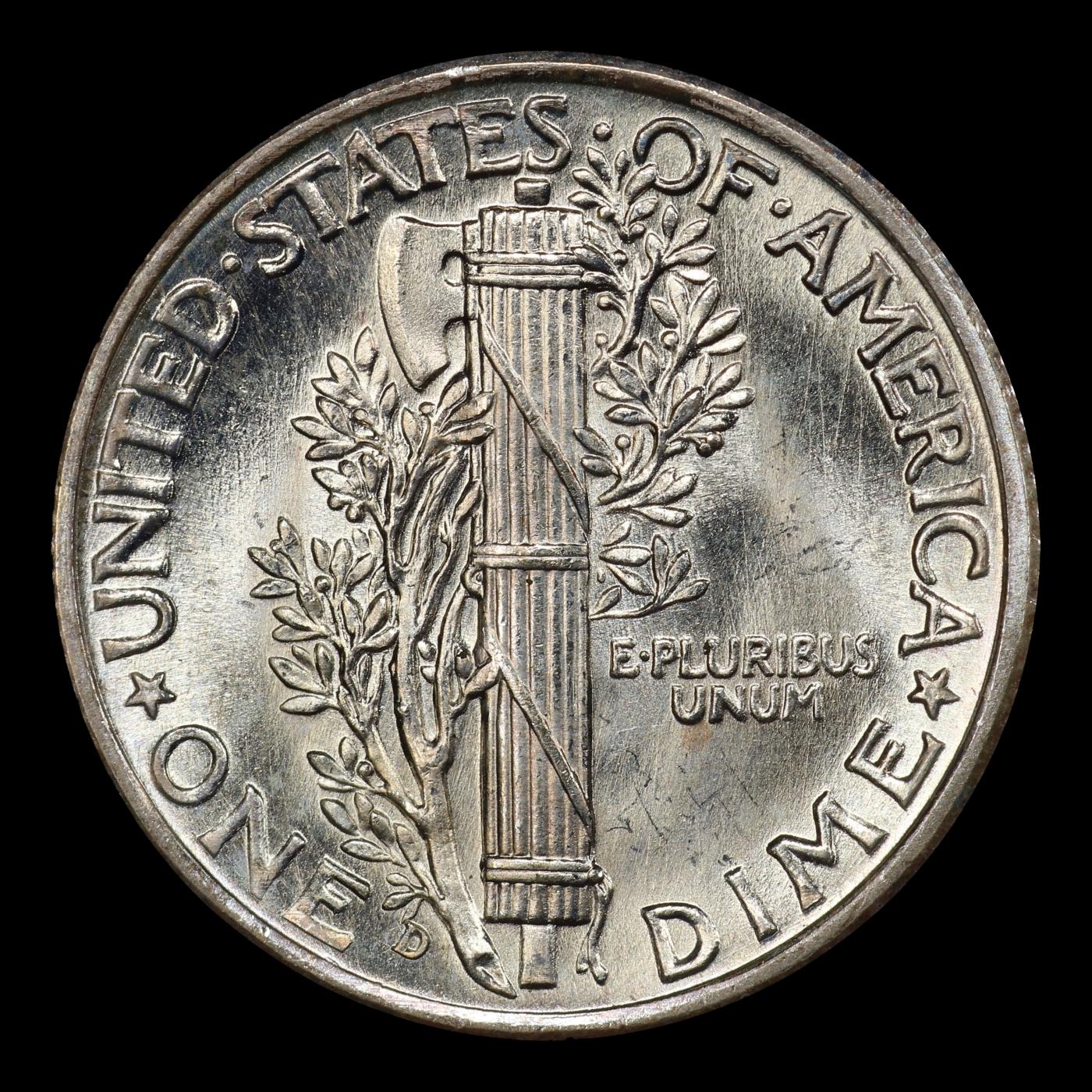 1939-d Mercury Dime Near Top Pop! 10c ms68+ FSB SEGS