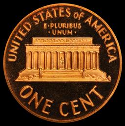 1970-s Lg Date Proof Lincoln Cent 1c pr69 rd dcam SEGS