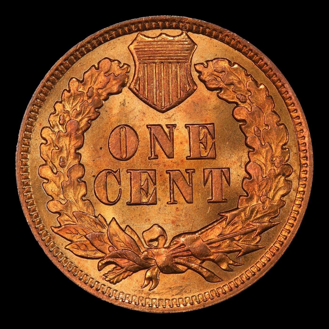 1901 Indian Cent Near Top Pop! 1c ms66+ rd SEGS