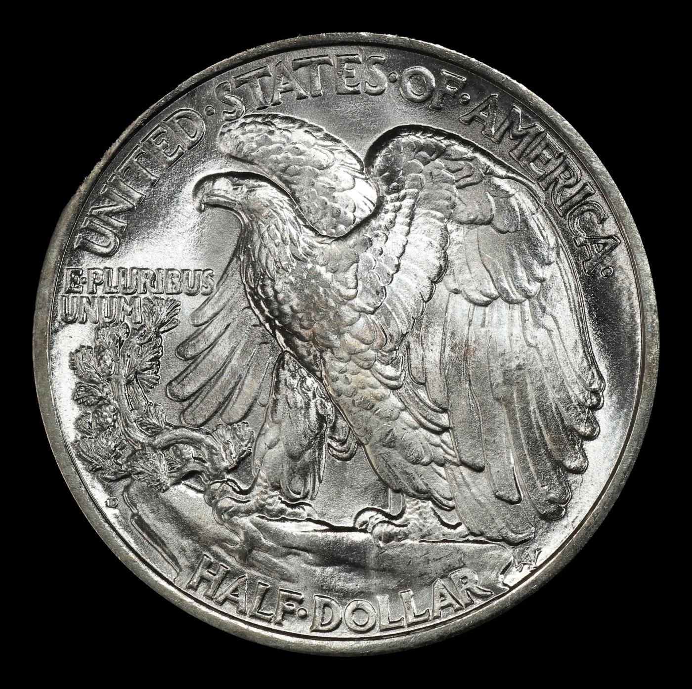 1934-d Walking Liberty Half Dollar 50c ms66 SEGS