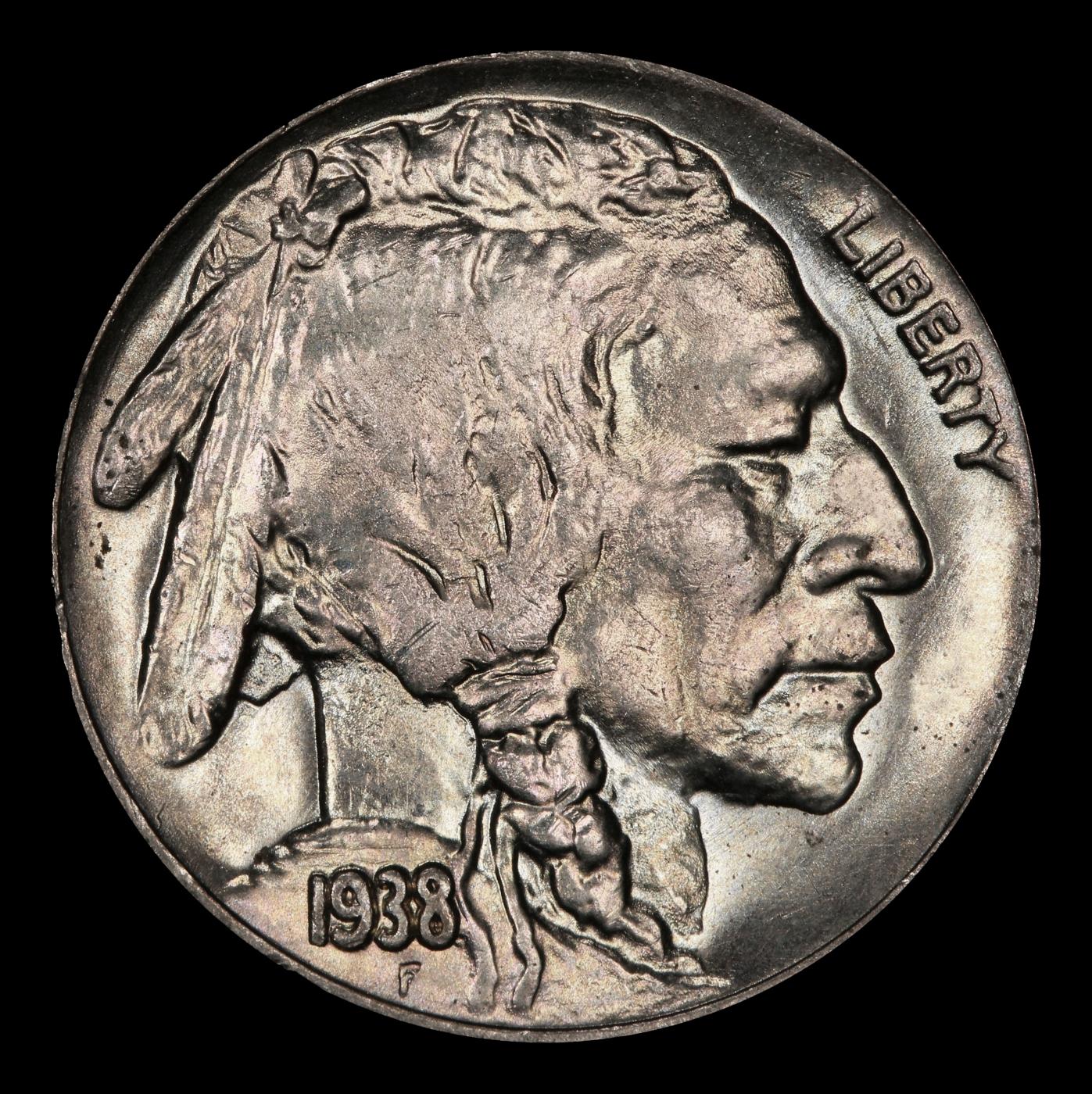 1938-d/s Buffalo Nickel 5c Grades ms65