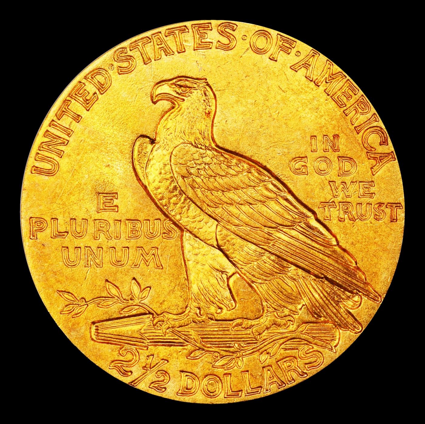 1926-p Gold Indian Quarter Eagle Near Top Pop! $2 1/2 ms65+ SEGS