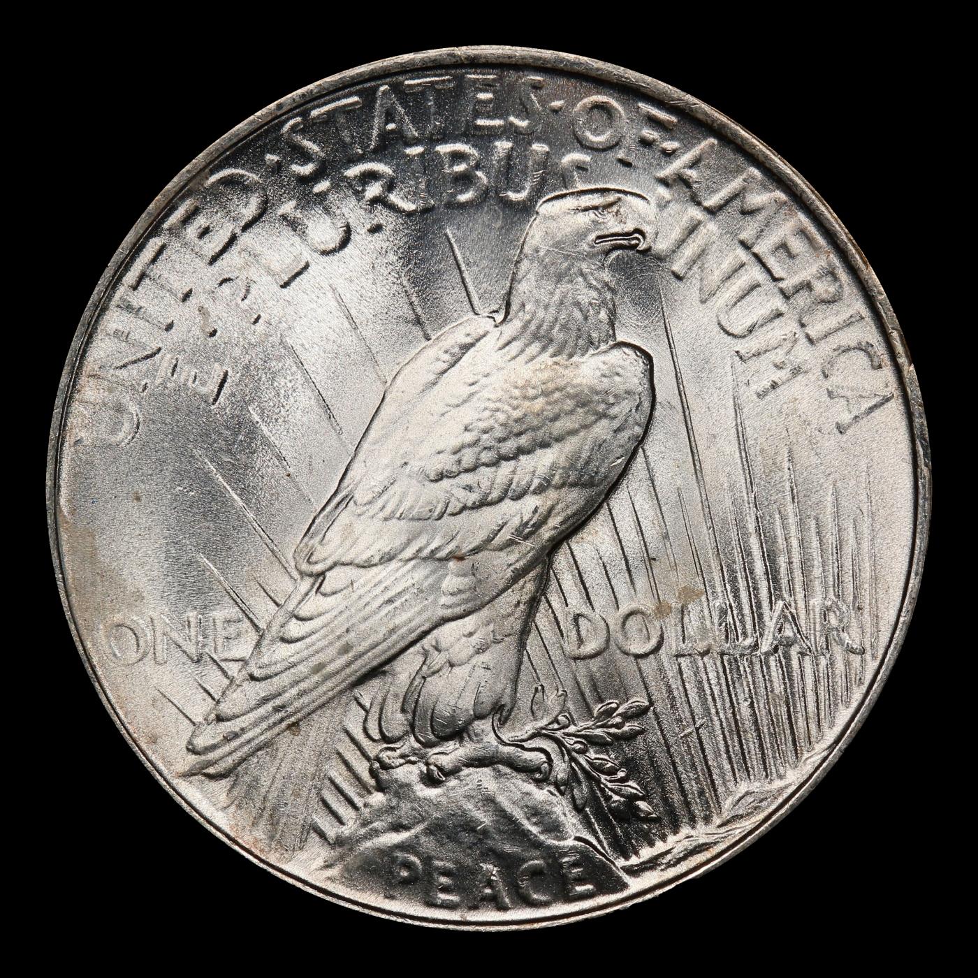 1924-p Peace Dollar $1 ms66+ SEGS
