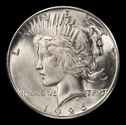 1926-d Peace Dollar $1 ms65+ SEGS