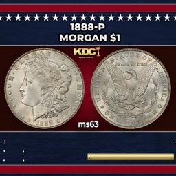 1888-p Morgan Dollar $1 Grades Select Unc