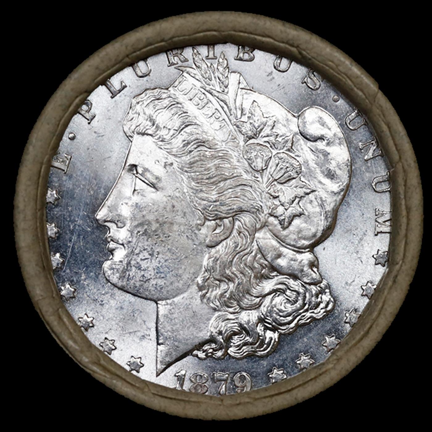 A- 10 SEARS UNC Morgan Dollar $1 CC End 1879 & CC Ends
