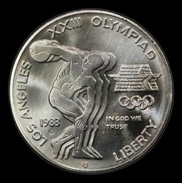 1983-p Olympics Modern Commem Dollar $1 ms70 SEGS