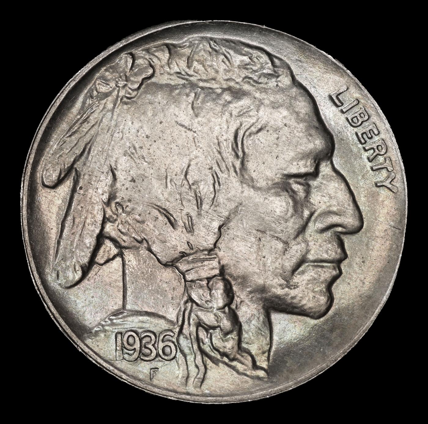 1936-d Buffalo Nickel TOP POP! 5c ms68 SEGS