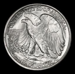 1941-s Walking Liberty Half Dollar Near Top Pop 50c ms66+ SEGS