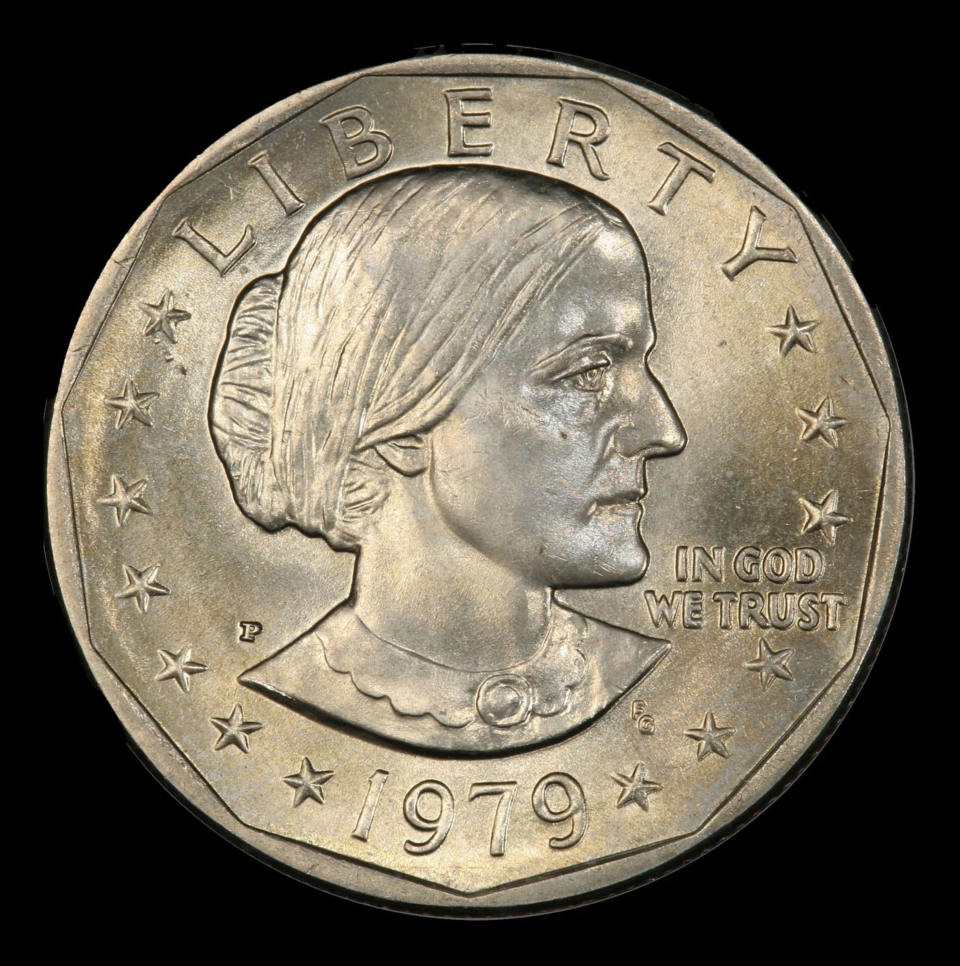 1979-p Susan B. Anthony Dollar TOP POP! $1 ms68 SEGS