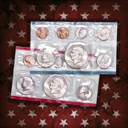 1970-1999 Mint Set Run 392 Coins 28 Complete Sets Includes All Ike Years