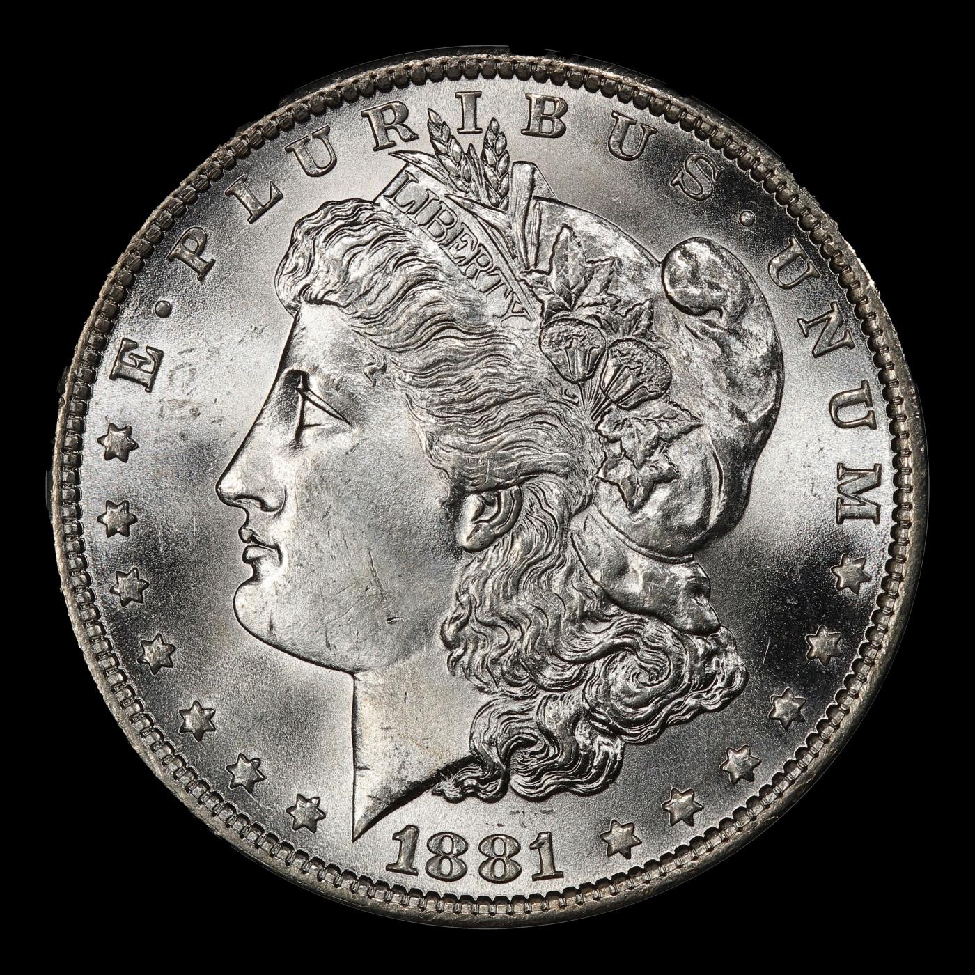 1881-o Morgan Dollar Near Top Pop! $1 ms66+ SEGS