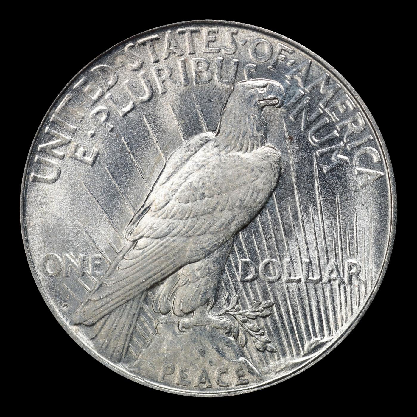 1922-d Peace Dollar Near Top Pop $1 ms66+ SEGS
