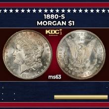 1880-s Morgan Dollar $1 Grades Select Unc