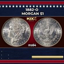 1882-o Morgan Dollar $1 Grades Choice Unc