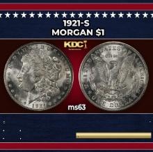 1921-s Morgan Dollar $1 Grades Select Unc
