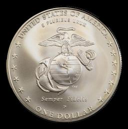 2005-P Marines Modern Commem Dollar $1 ms70 SEGS