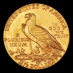 1928-p Gold Indian Quarter Eagle TOP POP! $2 1/2 ms66+ USCG