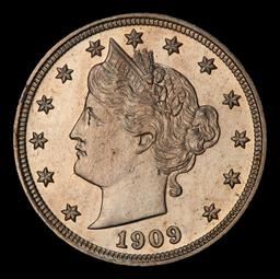 1909 Proof Liberty Nickel Near Top Pop! 5c pr67+ SEGS