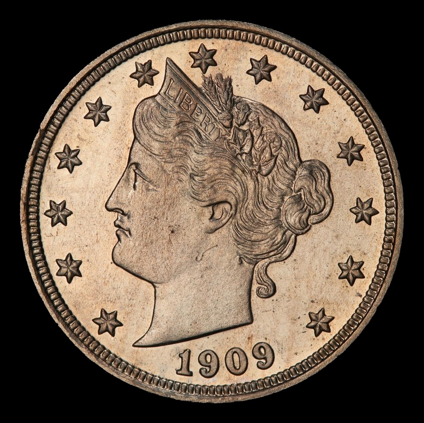 1909 Proof Liberty Nickel Near Top Pop! 5c pr67+ SEGS