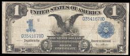 1899 $1 large size Silver Certificate "Black Eagle" Grades vf+ Signatures Napier/Thompson