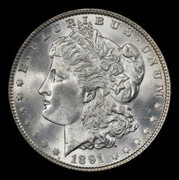 1891-p Morgan Dollar $1 Grades ms64