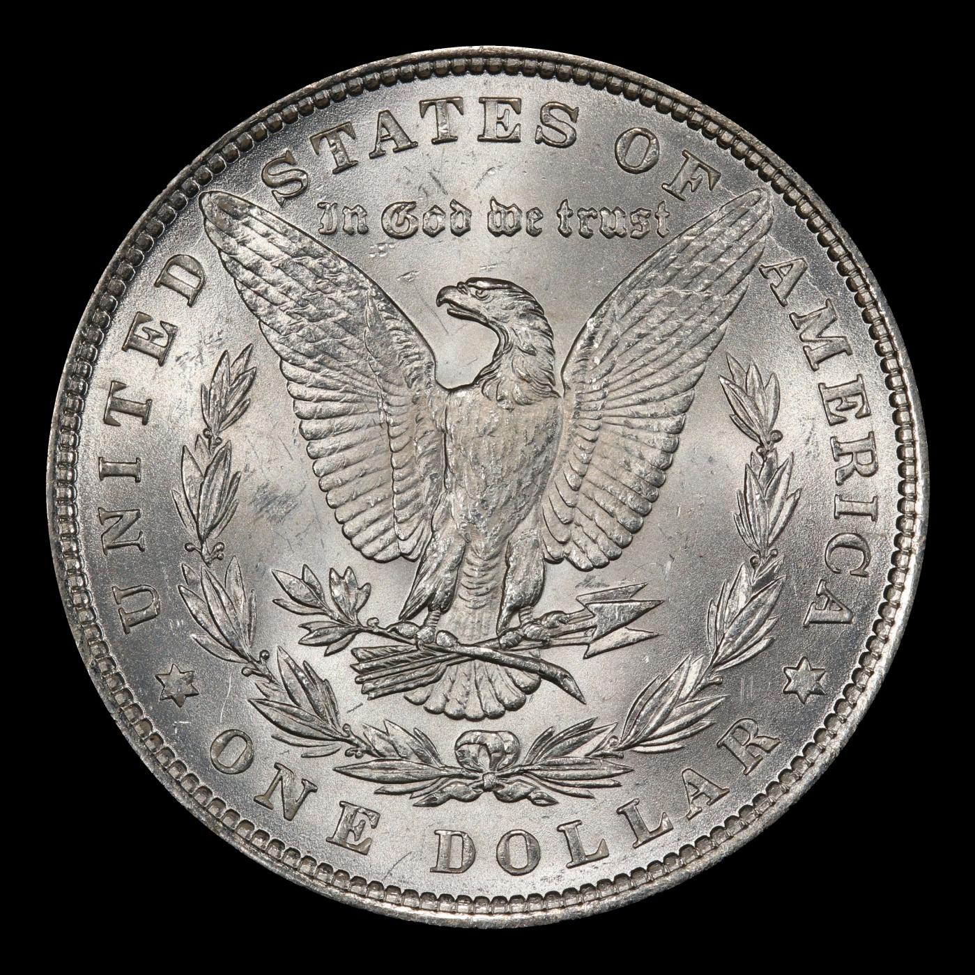 1882-p Morgan Dollar $1 Grades ms63+
