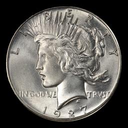 1927-p Peace Dollar Near Top Pop $1 ms65+ SEGS