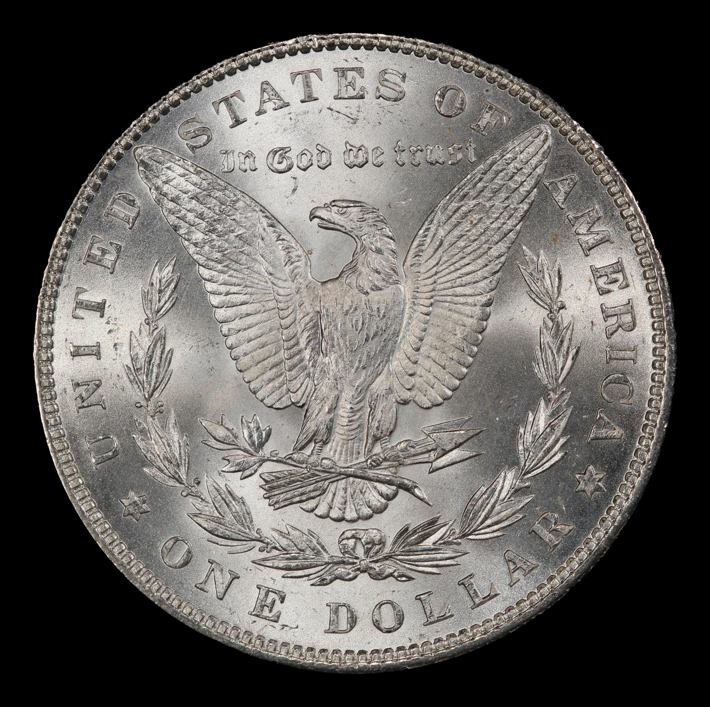 1882-p Morgan Dollar $1 Grades ms63+