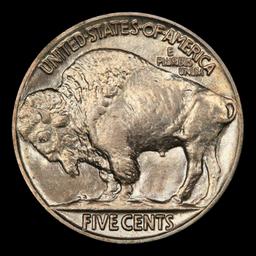 1916-p Buffalo Nickel 5c Grades ms65