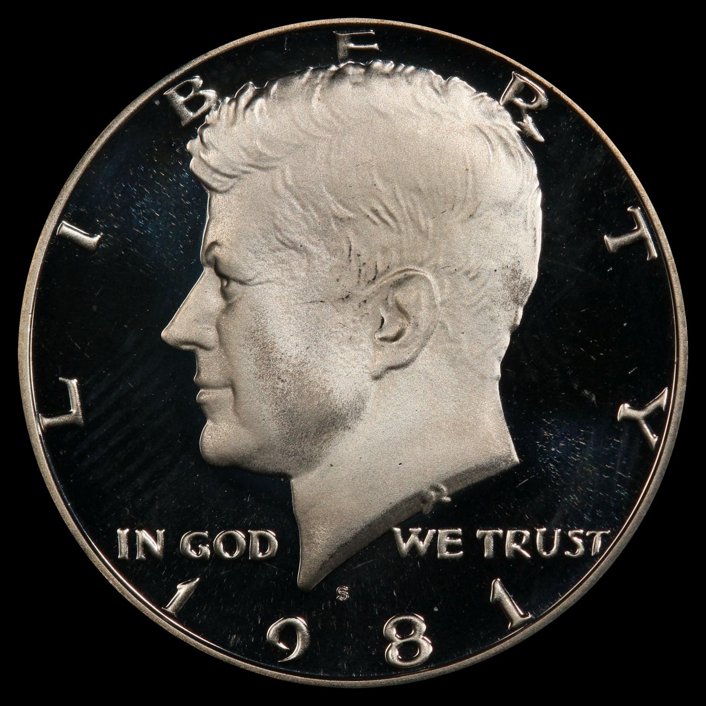 1981-s Ty 1 Proof Kennedy Half Dollar 50c pr70 dcam SEGS