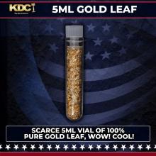 Scarce 5ml Vial of 100% Pure Gold Leaf. Wow! Cool!
