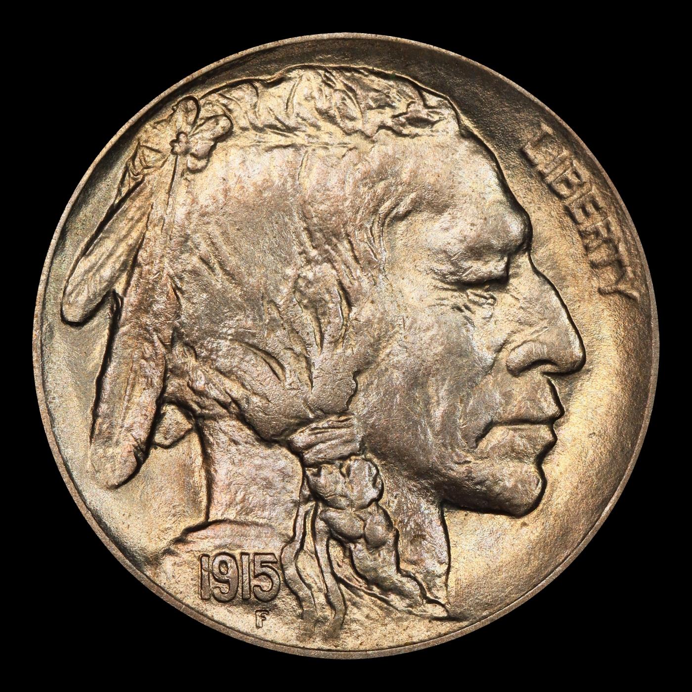 1915-p Buffalo Nickel 5c ms66 SEGS