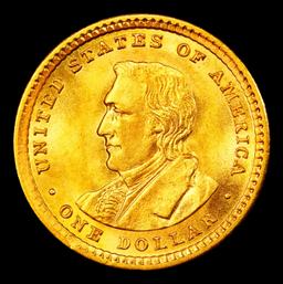 1905 Lewis & Clark Gold Commem Dollar Near Top Pop! 1 ms66+ SEGS