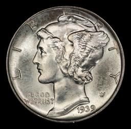 1939-d Mercury Dime Near Top Pop! 10c ms68 FSB SEGS